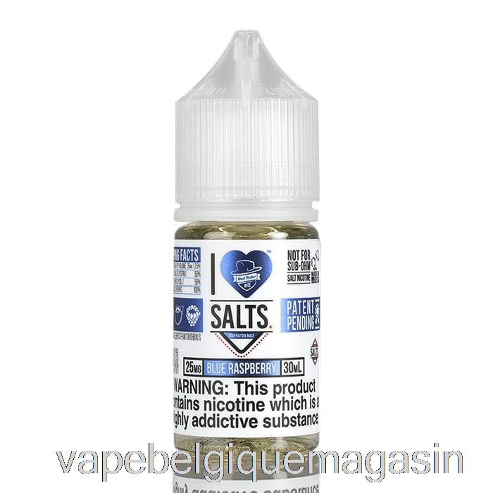 Vape Jetable Framboise Bleue - I Love Salts - 30ml 50mg